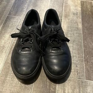 SAS non slip leather black tie shoes. Only worsen 2 times.